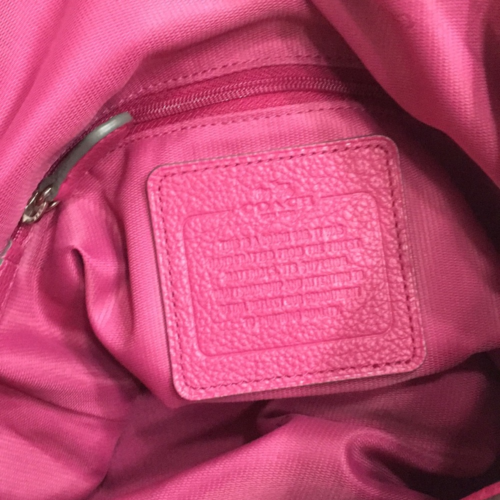 Coach 33547 Refined Pebble Leather Edie Shoulder - Picture 7 of 14